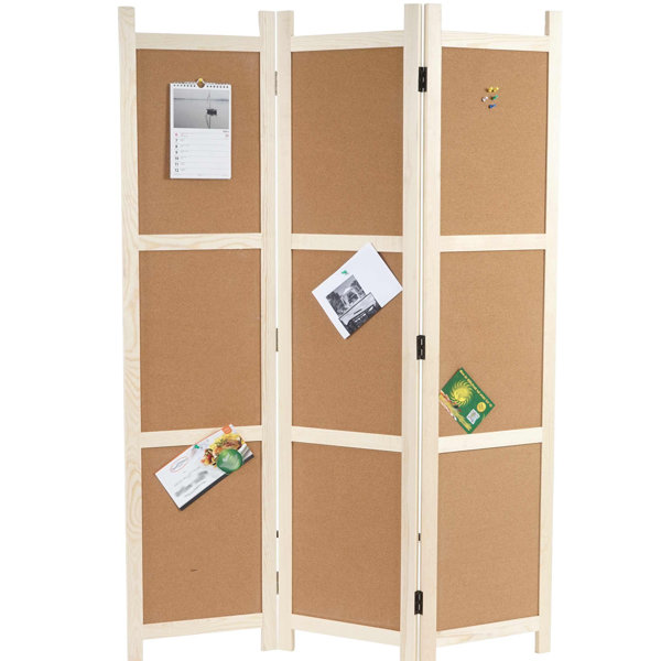 Symple Stuff 166cm x 121cm 3 Panel Room Divider & Reviews Wayfair.co.uk